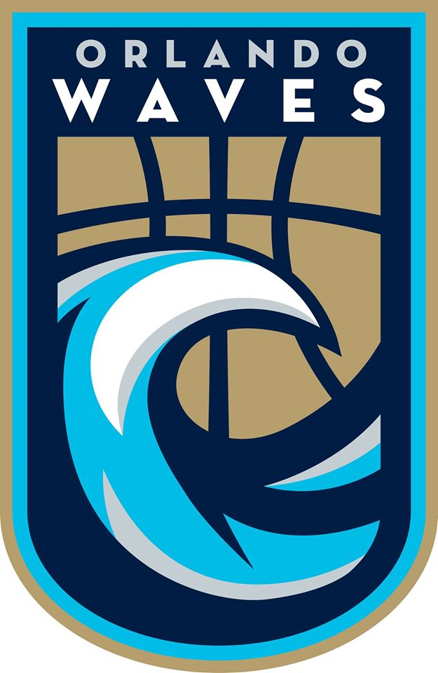 Orlando Waves 2016-Pres Secondary Logo iron on heat transfer